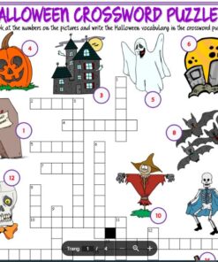 Halloween vocabulary (PDF)