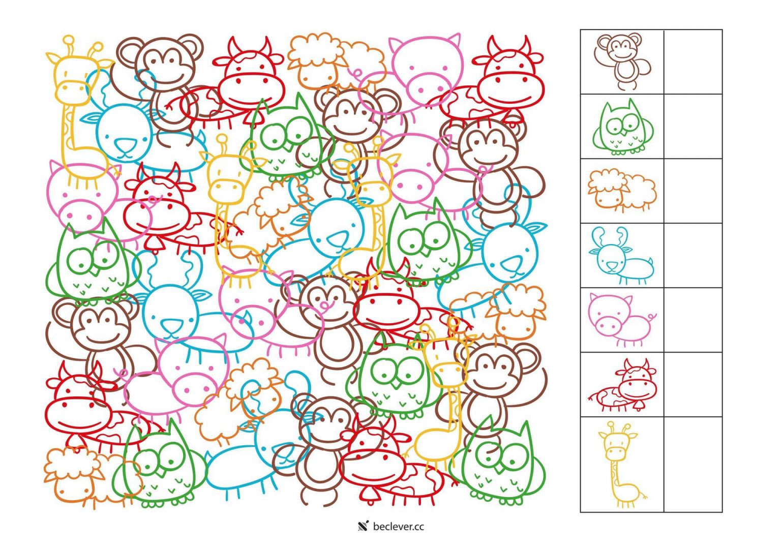 Trò chơi tinh mắt đếm hình (PDF)