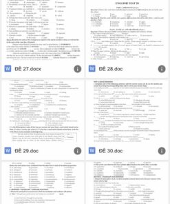 100 Đề Thi Vào 10 Chuyên Anh kèm key