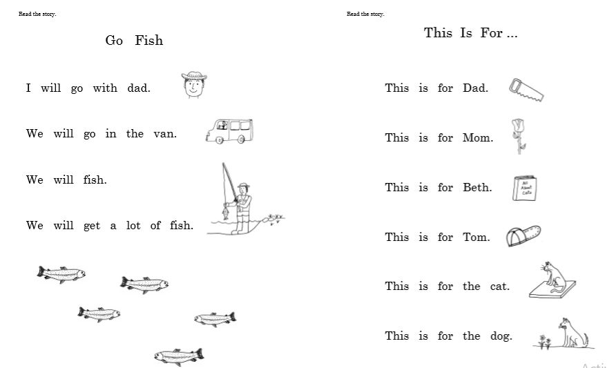 Practice Stories For Beginning Readers