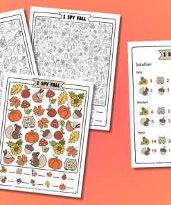 Worksheet I Spy (PDF)