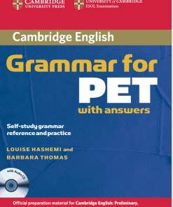 Cambridge Grammar for PET with answers (PDF+Mp3)